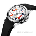 Novo BEN NEVIS BN3020G Calendário Luminoso Relógio masculino de quartzo Relógios de pulso esportivos casuais para negócios